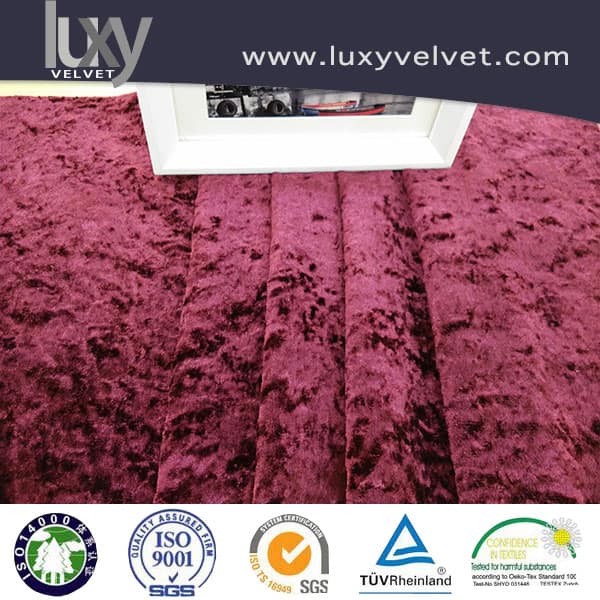 LUKS VELVET  Curtain, Upholstery, Garment Velvet Fabrics